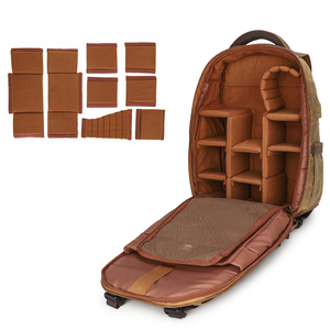 Túi máy ảnh kỹ thuật số cỡ lớn chống nước, phong cách cổ điển, bán chạy nhất dành cho máy ảnh <span class=keywords><strong>DSLR</strong></span> và máy quay phim, có ngăn đựng laptop - Product Image 4