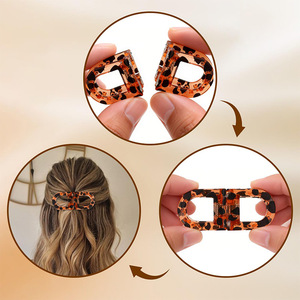 Fermagli <span class=keywords><strong>per</strong></span> <span class=keywords><strong>Capelli</strong></span> Magnetici in Plastica a Forma di Farfalla, Compatto e Portatile, <span class=keywords><strong>Accessori</strong></span> <span class=keywords><strong>per</strong></span> <span class=keywords><strong>Capelli</strong></span> da Donna, Elegante Fermaglio Lucido - Product Image 3
