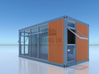 Maisons modulaires en conteneurs avec des unités de construction préfabriquées en acier multifonctionnelles, adaptées à divers scénarios résidentiels