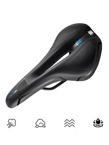 Asiento de <span class=keywords><strong>Bicicleta</strong></span> MTB, Cojín Transpirable Universal, Asiento Cómodo y Hueco para <span class=keywords><strong>Bicicleta</strong></span> <span class=keywords><strong>Fixie</strong></span> - Product Image 3