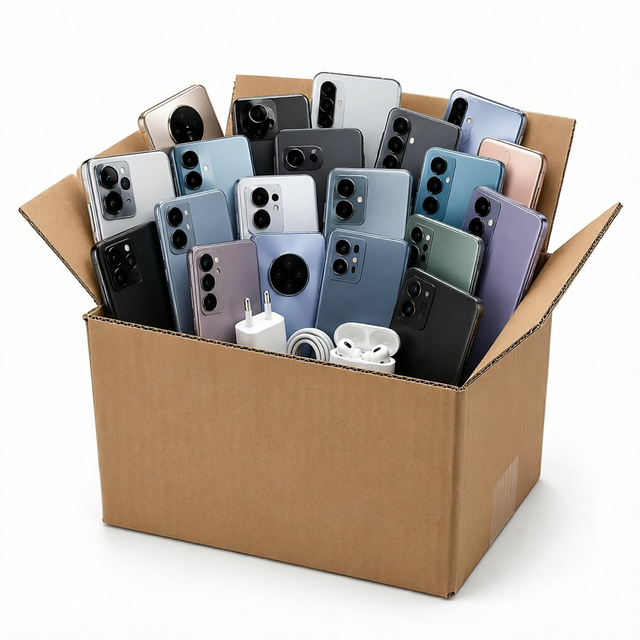 Advanced Mystery Box Mobile Phone Mystery Pallets Wholesale TWS Earbuds & Speaker Bulk Electronics Resale Ready