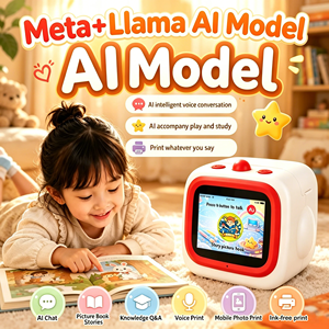 เครื่องพิมพ์สติกเกอร์ความร้อนแบบพกพาขนาดเล็กพร้อมระบบ AI รองรับเสียงพูด ความละเอียด 203dpi และแบตเตอรี่ 1300mAh สำหรับพิมพ์โน้ตการเรียนและรู<span class=keywords><strong>ป</strong></span>ภาพ - มีสินค้าในสต็อก - Product Image 4