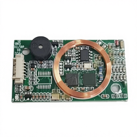 Lecteur et graveur de cartes RFID IC NFC ISO 13,56 MHz 125 KHz avec interface USB, matériau ABS, contrôle d'accès, paiement NFC