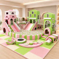 Aire de jeux intérieure de luxe pour enfants, équipement de terrain de jeu souple pour espace familial de divertissement haut de gamme