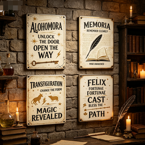 Letrero Metálico con Frase de Mago, Decoración de Pared para Habitación, Regalo para Fanáticos, Tema Mágico, Placa Contemporánea para el Hogar, Resistente a los Rayos UV, Día del Padre, Graduación - Product Image 2