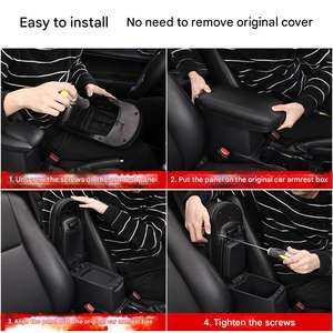 <span class=keywords><strong>Pour</strong></span> Toyota Corolla <span class=keywords><strong>accoudoir</strong></span> de siège de voiture <span class=keywords><strong>avant</strong></span> avec fonction de support de verre de boîte de rangement de Console centrale - Product Image 6