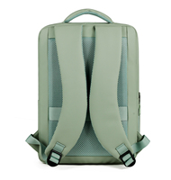 Sac à dos pour ordinateur portable en tissu Oxford imperméable grande capacité avec compartiment sec/humide, port USB, idéal pour les voyages d'affaires et les étudiants