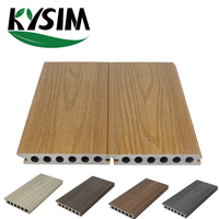 Nouveau design de revêtement de sol de terrasse de piscine étanche sans lacet Plancher de terrasse en bois et plastique