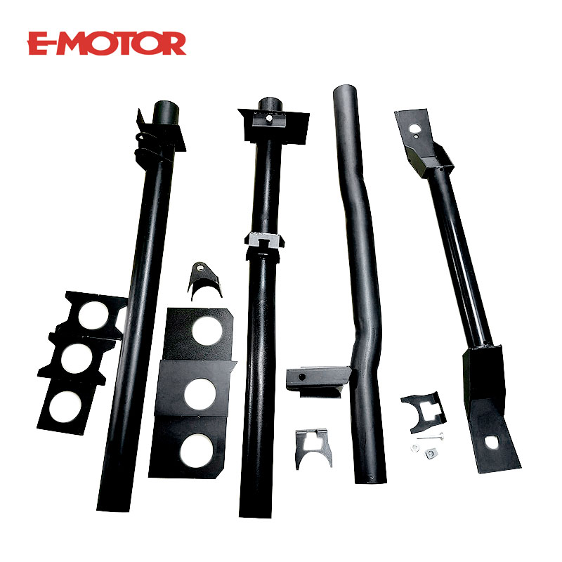 ELITEWILL Lot de 4 traverses de support de réservoir de carburant avant et arrière, traverse de support de pneu de secours arrière pour Chevy Silverado GMC Sierra 1500 2500 1999-2006