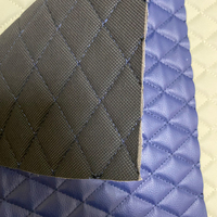Cuero sintético a la moda, sintético, acolchado, bordado de Pvc