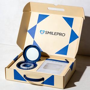 Cajas <span class=keywords><strong>de</strong></span> Cartón Magnéticas Personalizadas para Empaque <span class=keywords><strong>de</strong></span> Alineadores Dentales, Estuche con Espejo para Retenedores, con Logotipo para Almacenamiento - Product Image 1