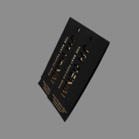 Étiquettes de vêtements recyclées de luxe, impression personnalisée en relief, étiquettes suspendues en carton spécial, étiquettes de marque pour vêtements, logo personnalisé