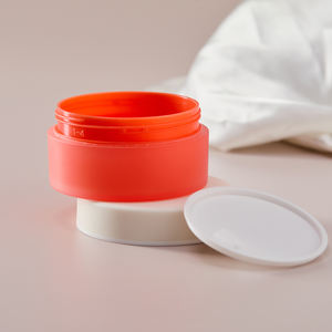 Offre Spéciale mat gris rose vert brun sucre gommage 8oz corps beurre visage <span class=keywords><strong>cheveux</strong></span> crème pot de crème en plastique - Product Image 2