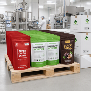 Sacchetto Stand-Up Opaco Personalizzato per Alimenti con Cerniera, Borsa in Mylar Ecologica, Confezione per Integratori all'Ingrosso OEM con Etichetta Privata - Product Image 6