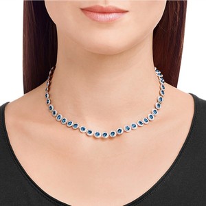 <span class=keywords><strong>Collier</strong></span> rond en cristal autrichien avec fermoir d'extension, chaîne de clavicule pour femme noble - Product Image 4