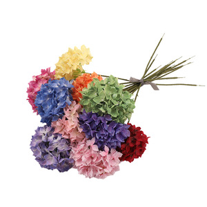 Bouquet de fleurs artificielles en soie Xinchengzhi Bella Hydrangea 30cm-100cm, arrangement décoratif de mariage, style campagnard luxe léger - Product Image 1