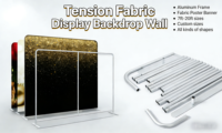 Toile de fond en tissu légère et facile à assembler, best-seller, pour cabine photo 360 et studio de photographie événementielle