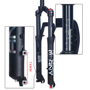 Snowy Beach <strong>Bike</strong> 26 Inch Front Fork Wide <strong>Fat</strong> 4.0 Tyre 20 Inch <strong>Bike</strong> Forks Magnesium <strong>Shock</strong> air Fork 135mm Cycling Accessories - Product Image 3