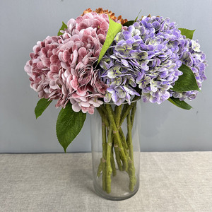 Hortensias Artificiales de Alta Calidad con Tacto de Seda <span class=keywords><strong>para</strong></span> Decoración del Hogar, Salón de Bodas, 196 Piezas de Hortensias de Película <span class=keywords><strong>para</strong></span> Boda - Product Image 2