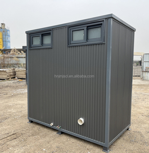 Toilettes portables écologiques en acier personnalisables à double compartiment avec installation facile pour les écoles et les parcs - Product Image 3