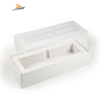 Boîte blanche faite sur commande d'emballage de produit électronique de carton d'impression avec l'éponge antichoc de EPE