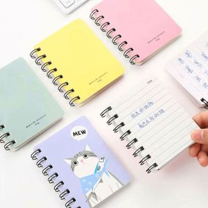 Cute Cat Spiral <b>Notebook</b> Portable Pocket Notepad Various Colors Fun Stationery for Students Office Workers Back-to-School - Product Image 5