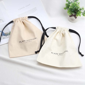 Bolsa de lona de algodón ecológica personalizada, bolsa de compras con cordón, zapatos naturales, ropa, bolso, bolsas de almacenamiento para el polvo - Product Image 4
