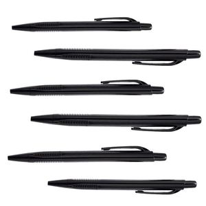 Promotion Retractable ABS Plastic Ballpoint <b>Pen</b> With Black or Blue <b>Refill</b> Printed Custom Logo for Student Stationery - Product Image 1