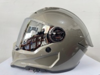 Casco Integral Nuevo de Fábrica, Doble Visor, Certificado DOT, Material ABS, Logotipo Personalizado, Alerón Cromado, Casco de Motocicleta