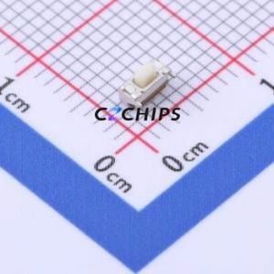LS12T2-T Tactile Switch SMD Switch Single Pole Single Throw Rectangle Button 1.6N Vertical Mount - Product Image 1