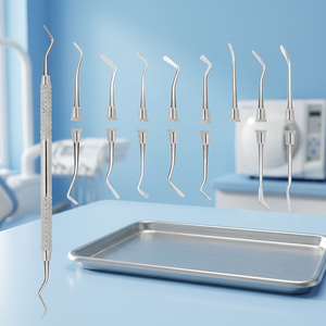 Sixflowers – Ensemble d'achets dentaires en acier inoxydable, instruments manuels pour le nettoyage et le remplissage dentaire, certifié ISO 9001:2015 Classe I - Product Image 3