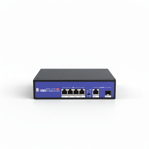 สวิตช์ HZGWS ยี่ห้อ Gigabit 5 พอร์ต สมาร์ท AI PoE รองรับ VLAN พร้อม Uplink SFP สำหรับกล้องวงจรปิด CCTV - Product Image 4