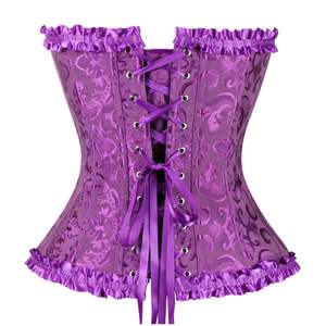 XS-6XL Femmes Sexy Bustiers Et Corsets Floral Dentelle Tops Pour Femmes Vintage Corset Gothique Overbust Jacquard Corsets Plus <span class=keywords><strong>Grande</strong></span> <span class=keywords><strong>Taille</strong></span> - Product Image 2