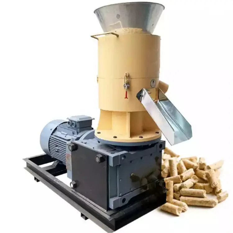 Thuisgebruik Elektrische Biomassa Zaagsel Stro Brandstof Kleine Hout Pellet Maken Machine Te Koop
