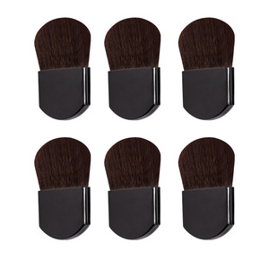 Private Label Liya Kabuki <span class=keywords><strong>Pinceau</strong></span> Blush <span class=keywords><strong>Poudre</strong></span> Unique <span class=keywords><strong>Pinceau</strong></span> Compact Cheveux Synthétiques Maquillage Fond de Teint <span class=keywords><strong>Pinceau</strong></span> - Product Image 2