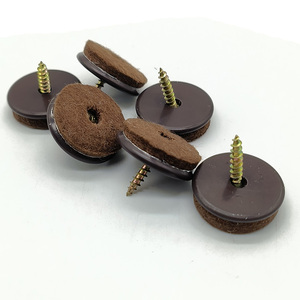 <span class=keywords><strong>Chaise</strong></span> glisse <span class=keywords><strong>à</strong></span> <span class=keywords><strong>visser</strong></span> les coussinets en feutre marron café table <span class=keywords><strong>à</strong></span> ongles armoire <span class=keywords><strong>de</strong></span> cuisine <span class=keywords><strong>chaise</strong></span> bureau pieds coulissants <span class=keywords><strong>chaise</strong></span> avec vis carreaux - Product Image 2