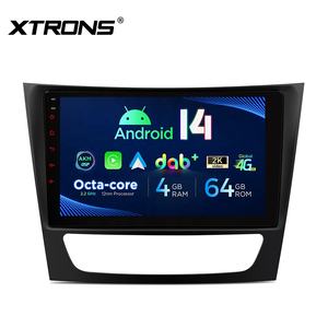 Xtrons เครื่องเล่นสเตอริโอสำหรับรถยนต์ Benz CLS-Class/E-Class 9นิ้ว4 + 64GB Android DAB AKM DSP Global 4G IPS Gyroscope - Product Image 3