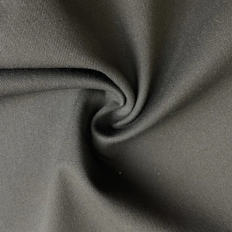Tecido de spandex rayon para ternos de poliéster lavável à máquina ecológico