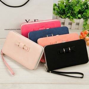 Purse Bow <b>Wallet</b> Female Famous Brand Card Holders Cellphone Pocket PU Leather Women Money Bag <b>Clutch</b> Women <b>Wallet</b> - Product Image 6