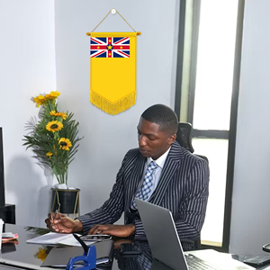 Banderas Pequeñas para Coche al por Mayor, 20x30cm, Decoración de Pared de Níger, Adornos Pequeños Colgantes, Impresión Digital, Material Satinado - Product Image 1