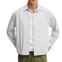 Chemises boutonnées à manches courtes confortables et décontractées pour hommes, trait de texture douce, idéales pour les chemises de refroidissement en plein air