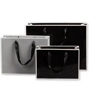 OEM ODM custom made luxury lamination gift bags, shopping paper bags