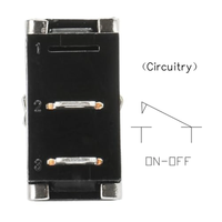 Interrupteur à bascule 12V ON/OFF 25A 2 broches 2 positions SPST avec couvercle étanche pour voiture KN3D-101