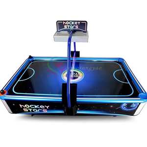 Table de hockey sur air électrique d'intérieur, à monnayeur, en PP, pour 2 à 4 joueurs, divertissement sportif pour adultes - Product Image 5