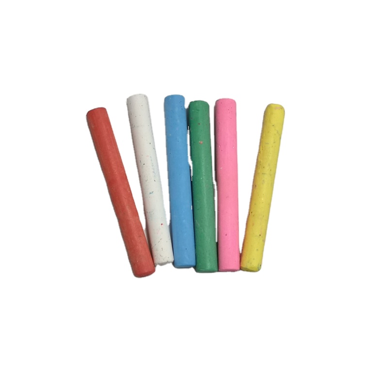 Dealer price non-toxic eco-friendly safety material colored dustless chalk for teacher