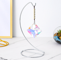 Crochet suspendu en fer pour globe en verre, plante aérienne, terrarium, boule de sorcière, ornements, décoration de mariage, support d'exposition