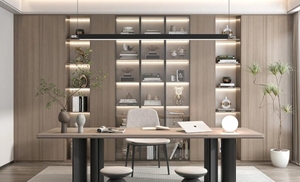 Estantería de madera sencilla y moderna, nuevo armario de almacenamiento decorativo para el hogar, escuela, Hotel, apartamento, muebles versátiles para el hogar - Product Image 3