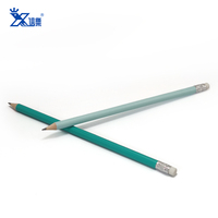 Vente en gros de crayons en bois personnalisés pour enfants, papeterie professionnelle, crayons graphite HB pour le bureau de l'école