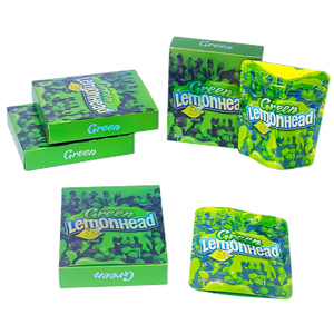 Imprimé Unique Spécial Découpé Forme Irrégulière Comestible Cali Packs 8th Plug Odeur Preuve 3.5 Die Cut Mylar Sacs avec Boîtes - Product Image 5