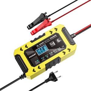 新产品<span class=keywords><strong>2026</strong></span>款汽车电池充电器12V 6A 从0V开始启动通用型Lifepo4铅酸电池充电器带电源 - Product Image 2